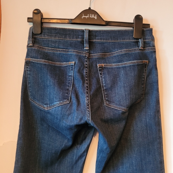 Frame Le High Straight Cropped Jeans in Dublin Wash Size 27 Blue - Picture 7 of 14